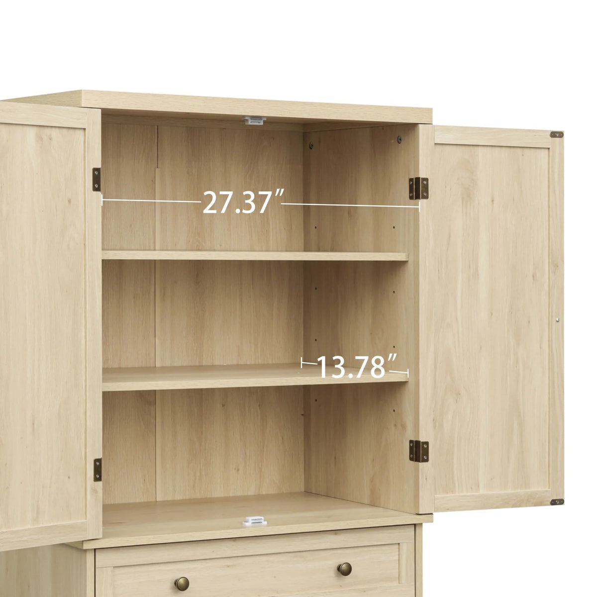 Inner Cabinet Drawer, Shelves, with with Storage 4 1 4 Door Adjustable Cabinet