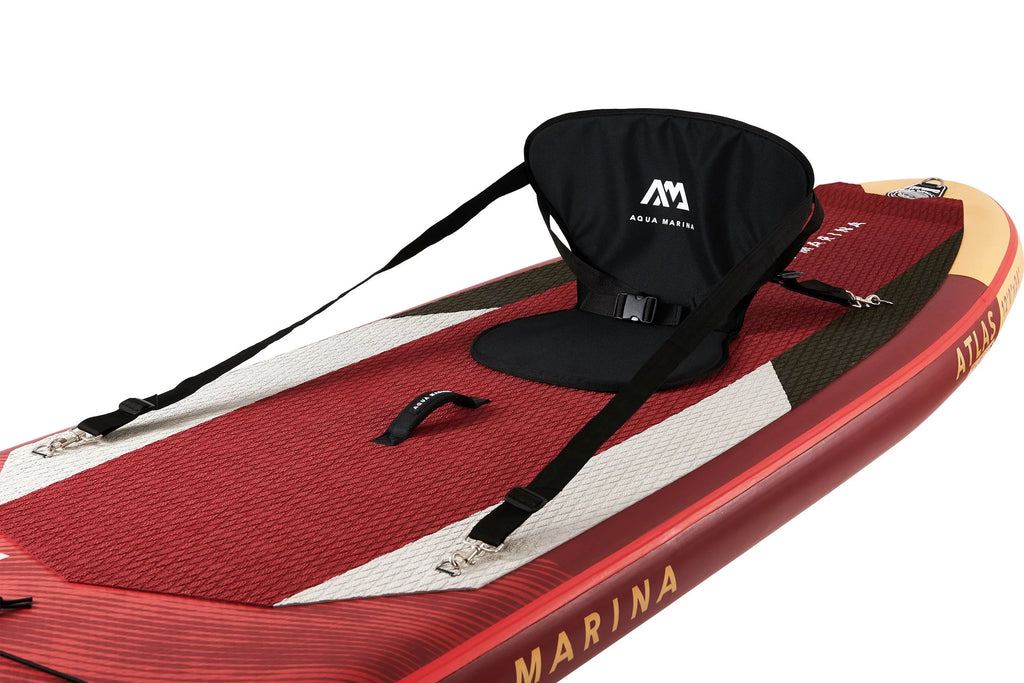 Pump 12'0" - Up Paddle including Marina Paddle, Aqua Harness ATLAS & Stand SUP - Inflatable Safety Package, Board Carry Fin, Bag,