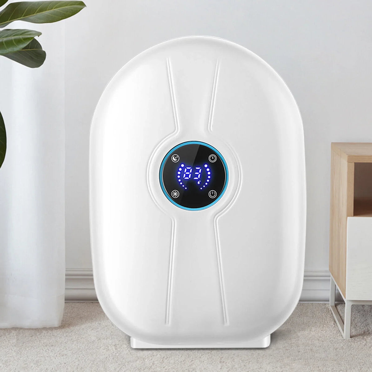 Absorber Home Dehumidifier Control Mini Dryer with Air 500ml Remote Portable Fichiouy White Mute Moisture