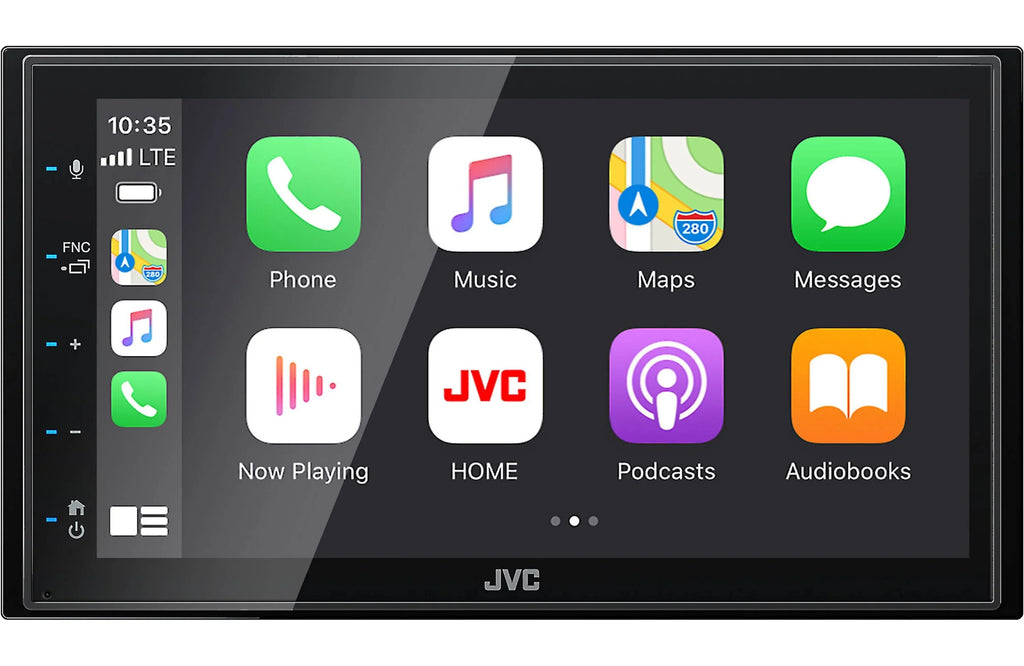 Holder Camera & w/ Monitor+Absolute Magnet CAM900 JVC Phone Rearview Receiver KW-M56BT fixed Multimedia Touchscreen 6.75" Digital