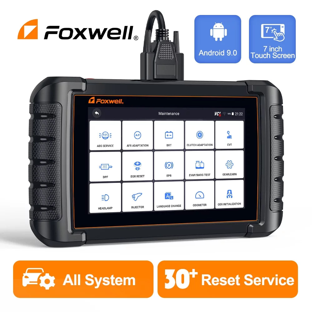 Car Systems WiFi Diagnostic Scan Test Upgrade Auto OBD2 Scanner Full Analyzer 30+ Scanner Automotive Wireless Foxwell Scan Scan Tool Tool Bidirectional with Vin Services Active Free Reset Auto NT809