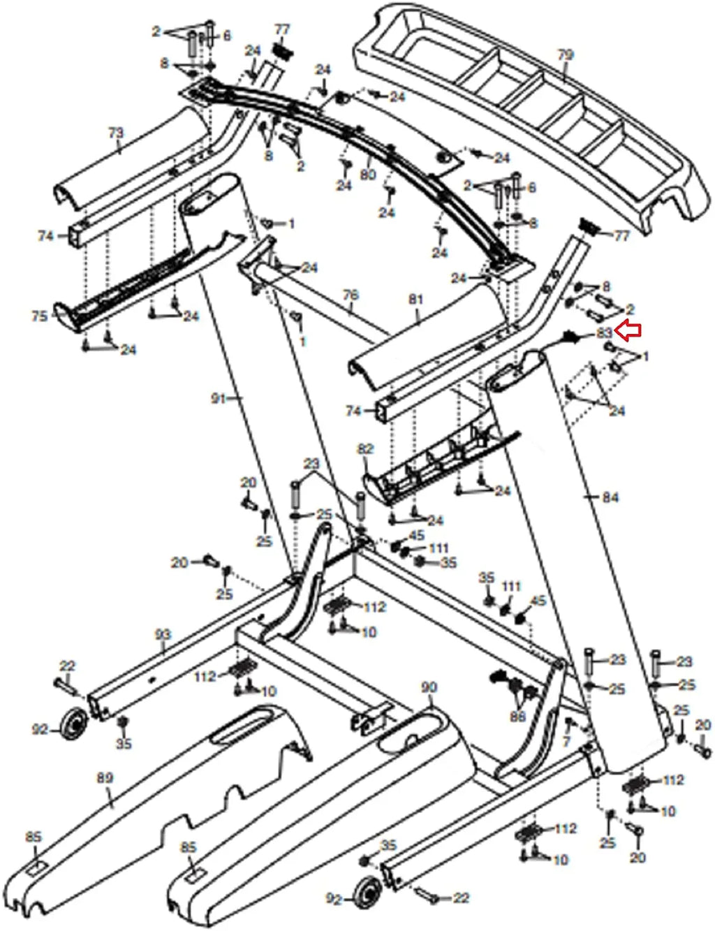 Wire W 426164 Upright 2950 2450 Commercial Fitness Fitness 1750 Health Treadmill Exchange Works and Harness Icon Hydra