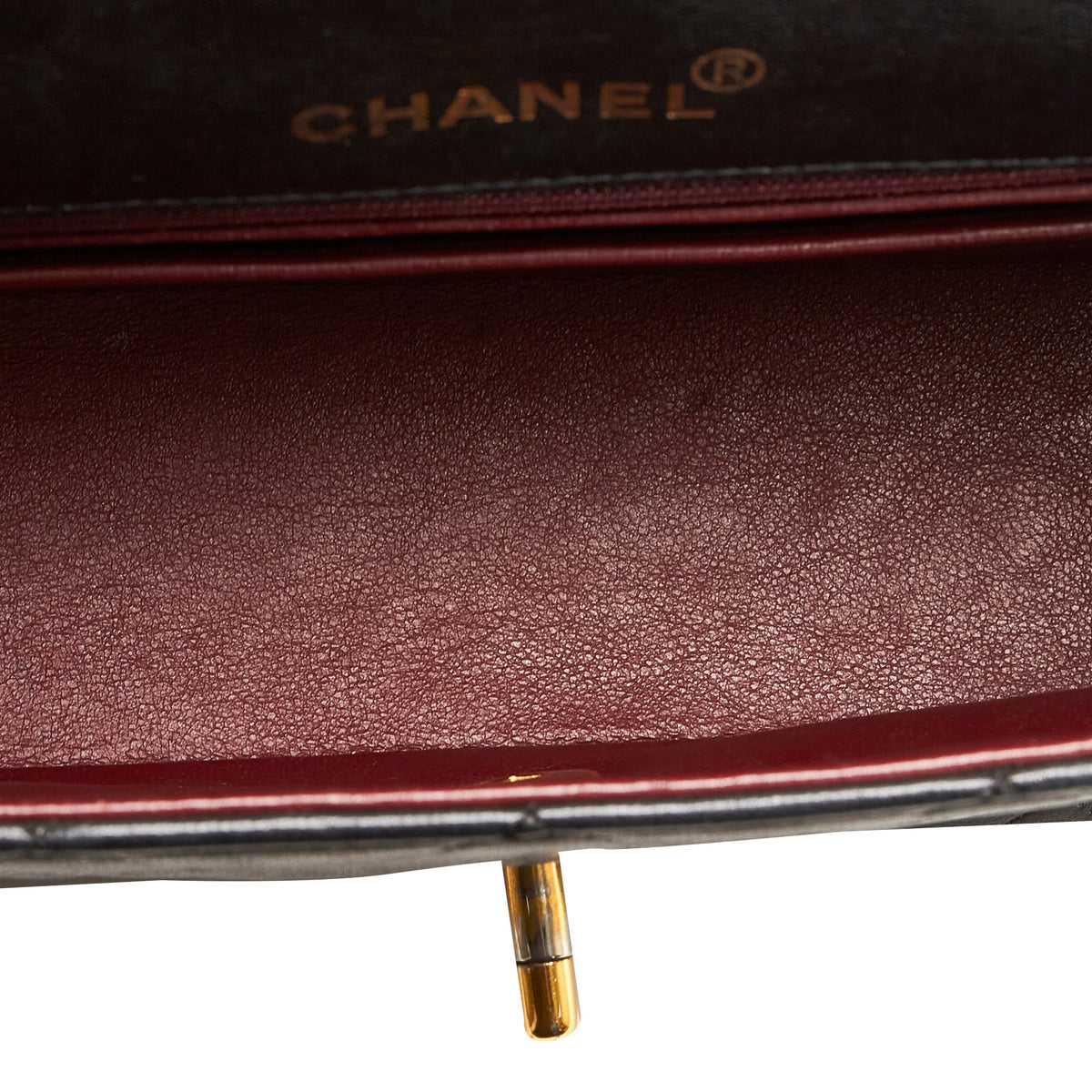 Small Crossbody Flap (Good) Diana Chanel Pre-Owned Leather Lambskin Unisex Bag Authenticated Black