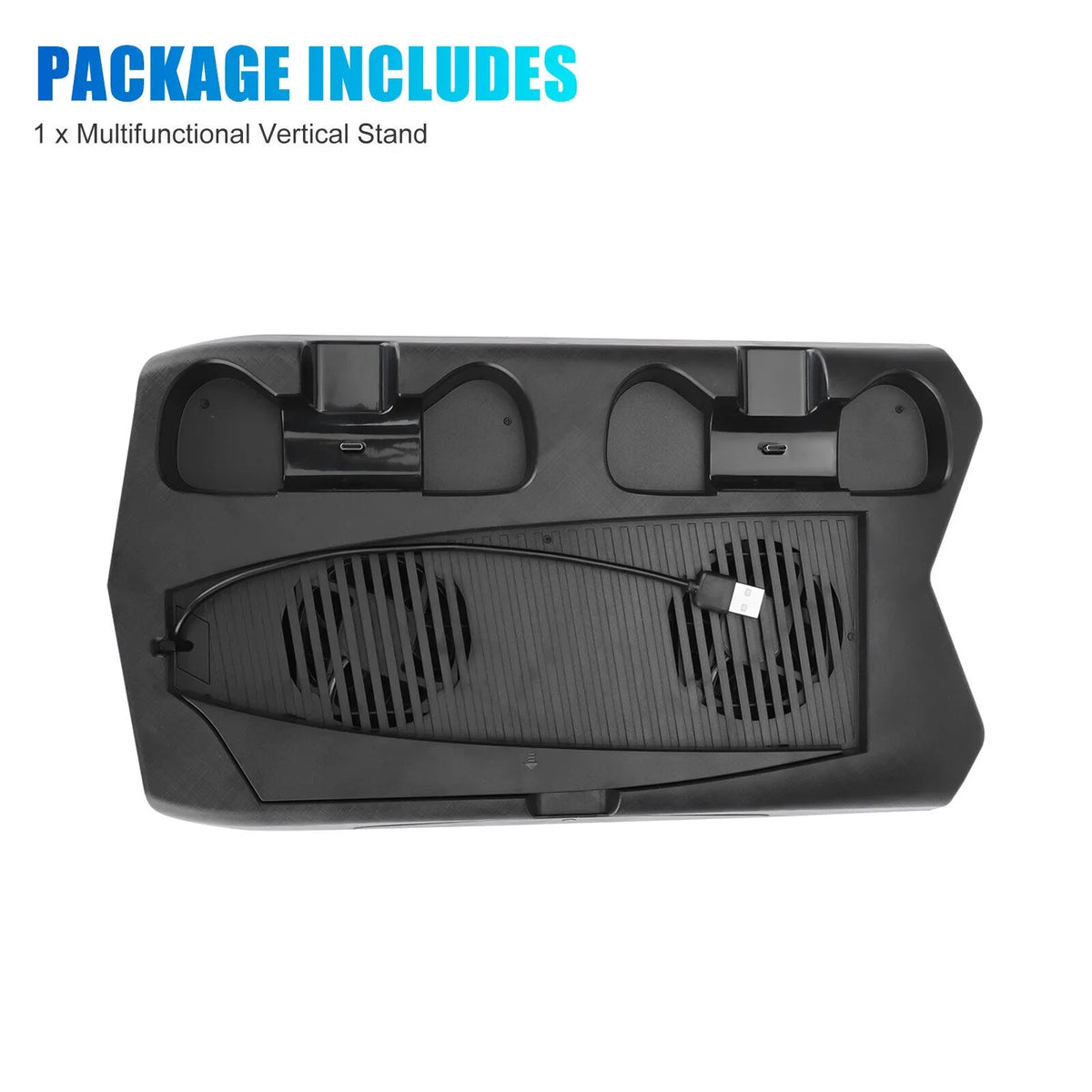 14 Disk Cooling For Fans PS5 Games Charging Slot Stand Dock Controller w/Console