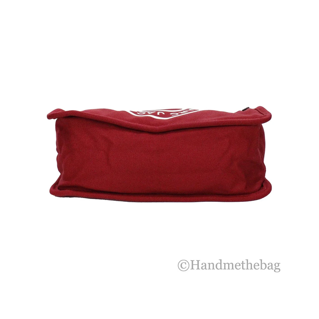Medium Canvas Savvy Purse Red Bag Jacobs Marc Fabric Shoulder Convertible Tote