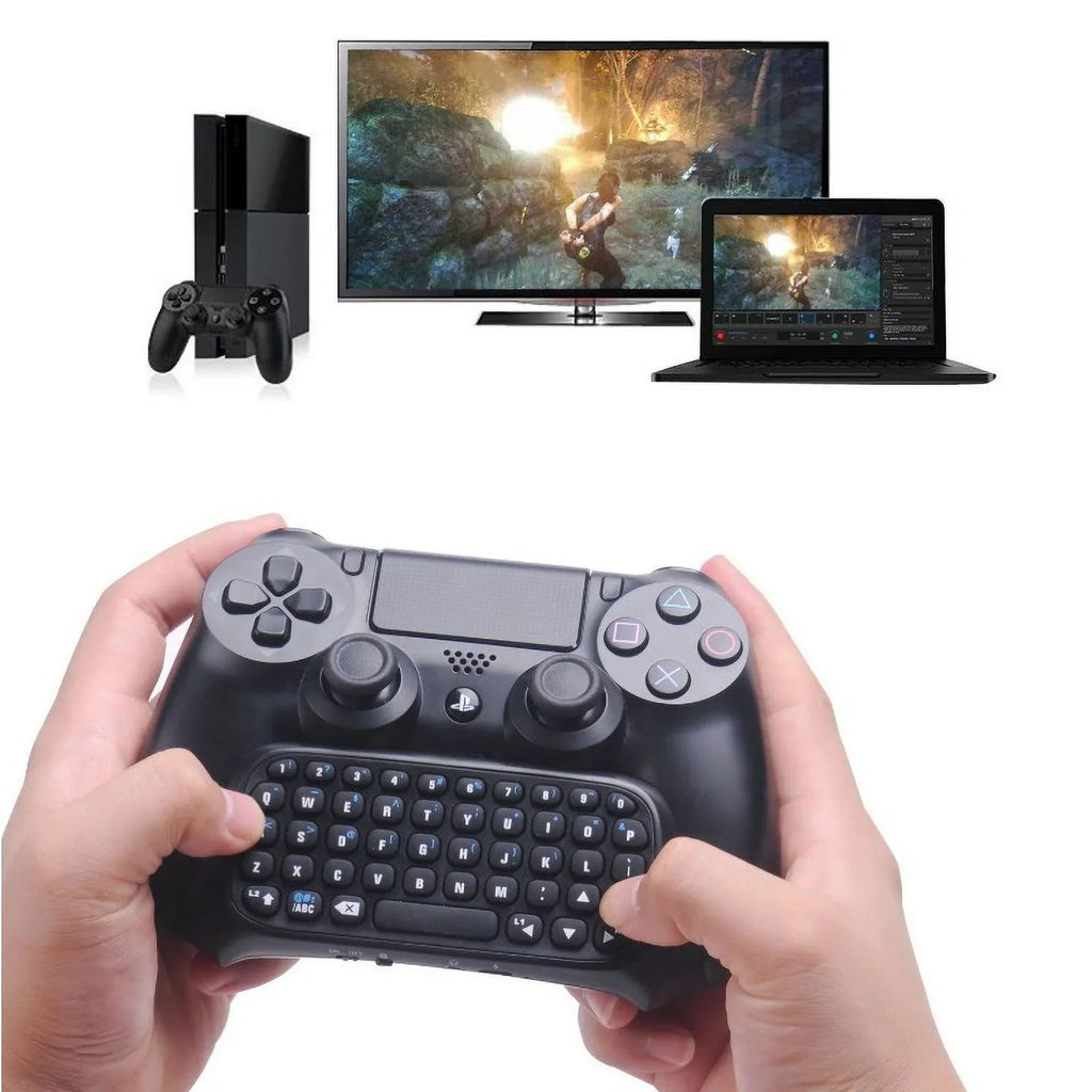 Keyboard Gamepad Wireless Bluetooth with Adapter Gaming Black Chatpad Controller Keypad - Compatible Mini Joystick Text Messager