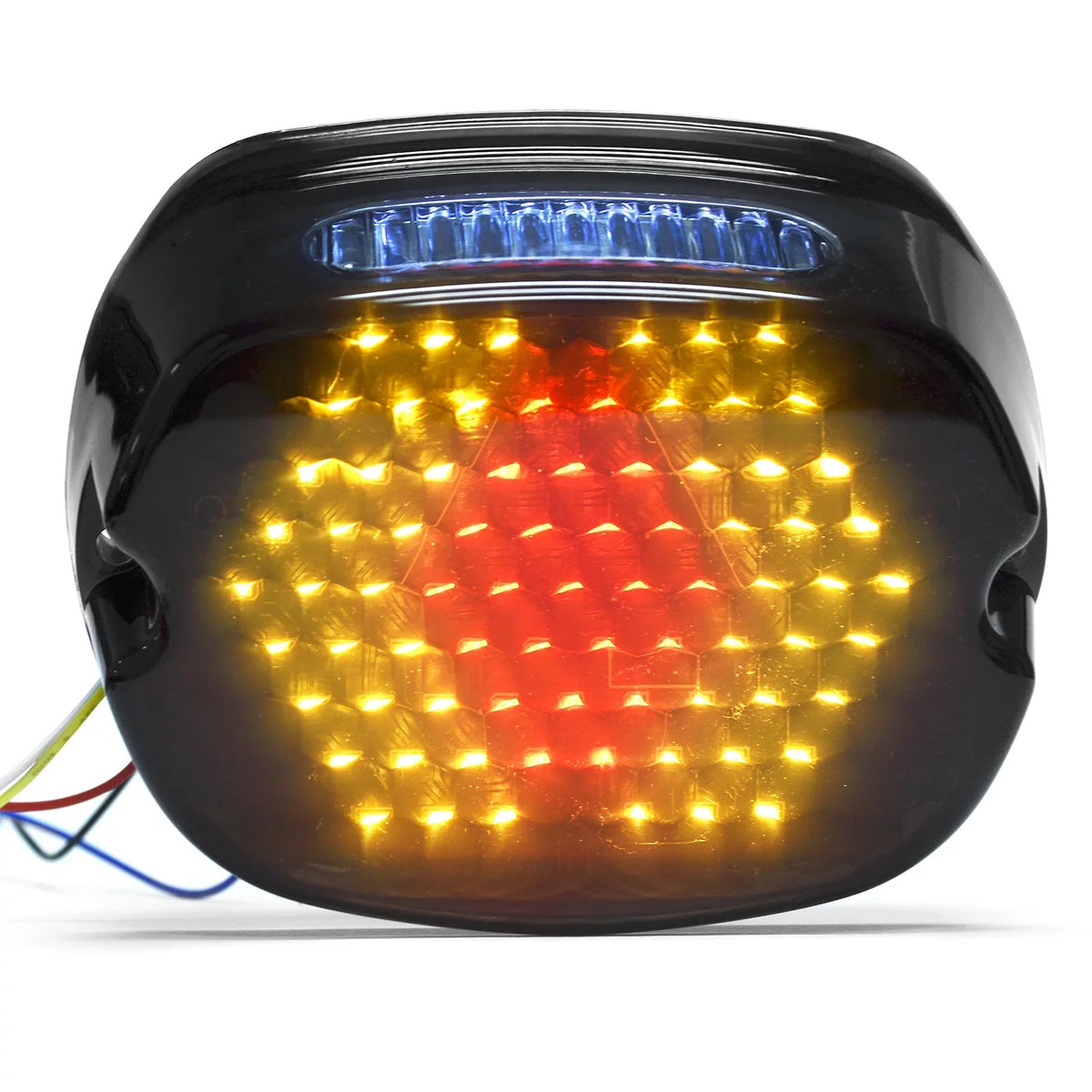 Running Fits Round Profile Brake Light Tail Turn - Headlights Smoke Ultra LED Light Glide FLHTCUSE Light Low Signals Krator Davidson with Compatible Harley 2006-2013 CVO Most Classic 6-1/4" Electra