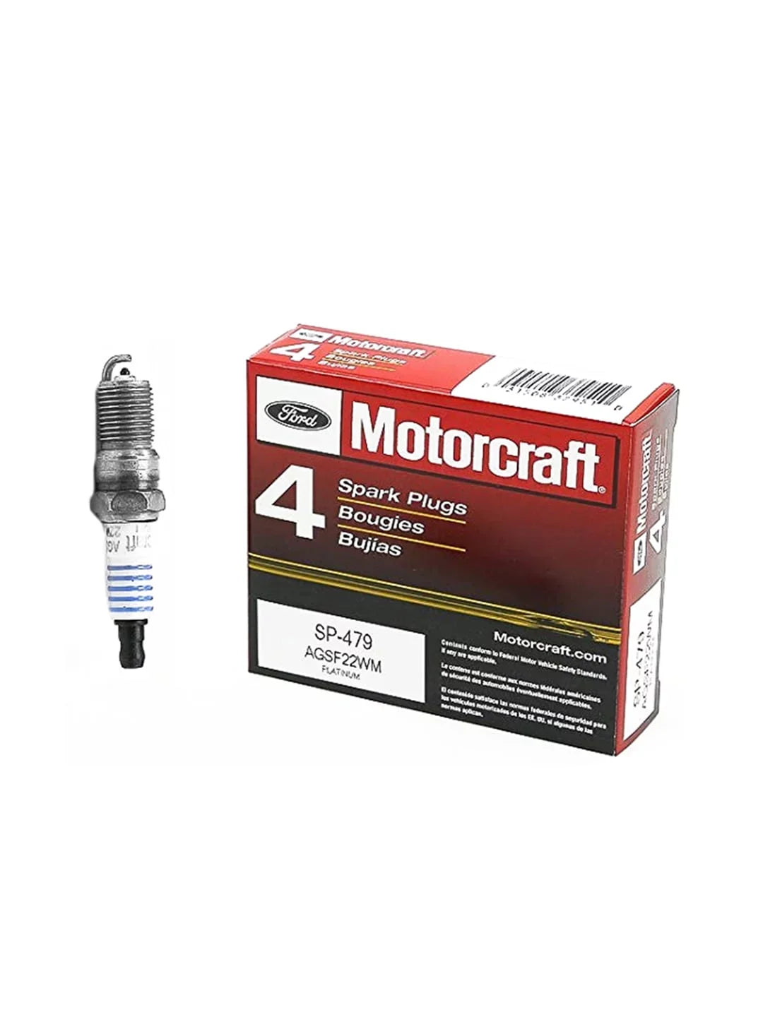 8 4.6L E350 ISA for E150 E250 and Spark SP479 8 Replacement 6.8L of 5.4L F350 1998-2019 E450 Plugs Coils Brand & Ford Motorcraft F150 Set F250 with Compatible FD503 Ignition
