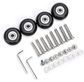 OwnMy Repair Rubber Suitcase x Bearings Swivel 40mm Wheels, Luggage 18mm A Wheels 4 Kits, of Caster Replacement Set