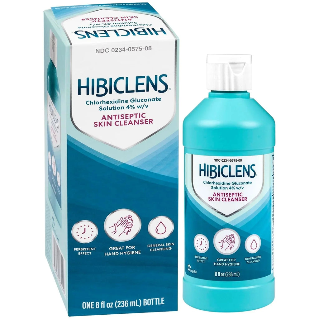 Surgery Antiseptic Antibacterial & Hibiclens & Fast-Acting - - oz 8 Pack Germs, 1 Cleanser Antimicrobial Soap Skin - of For CHG 4% Home Hand Effect Hospital Long-Lasting from for & & Protection