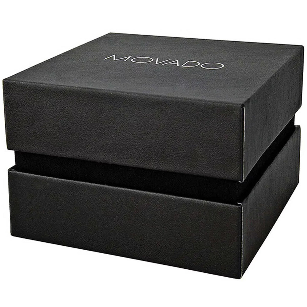 Unisex Tone Dial Silver Black Case Veturi Watch 0607415 Movado