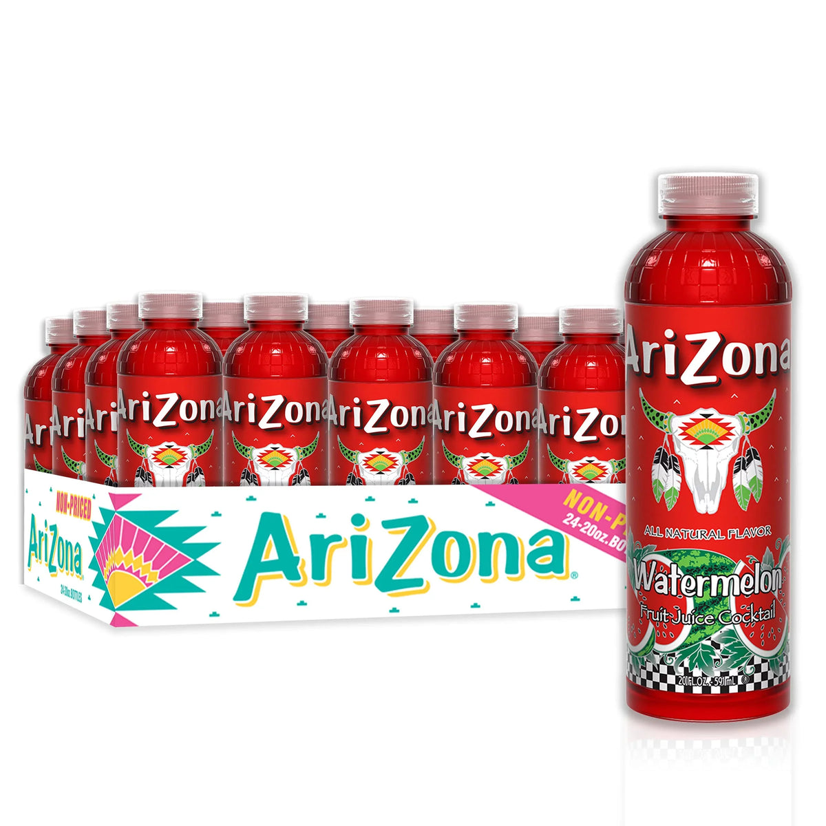 Arizona (Pack Watermelon Drink, Fl 20 24) Juice Oz Of