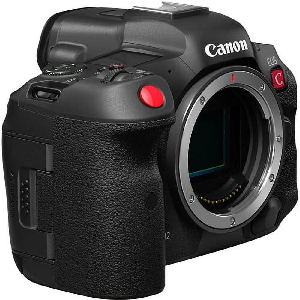 Software More EOS Canon Only) Cinema + Photo EF-EOS R Pro Camera C 4-Pack Accessories Adapter Microphone, Editing Bundle Like (Body High LED, and Mirrorless Mount and R5 Deluxe Power