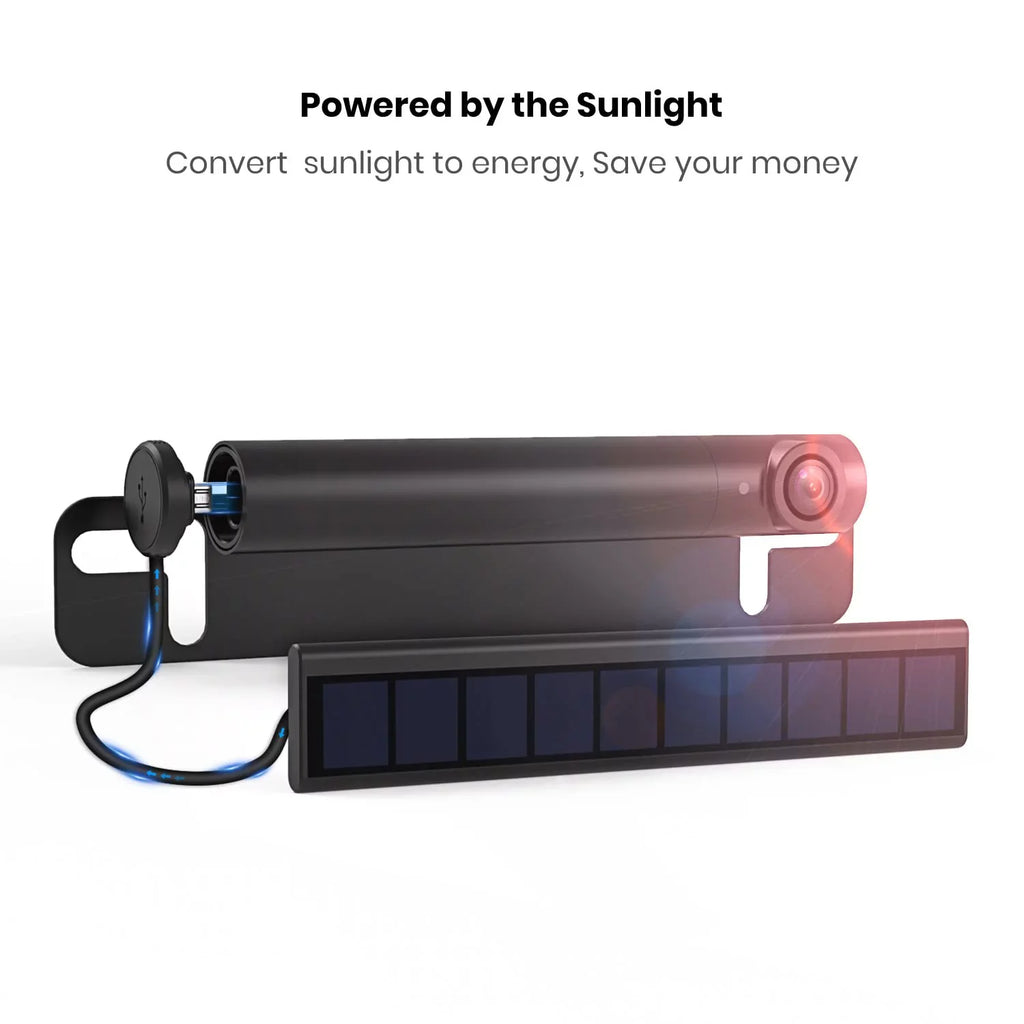 Wireless Camera Solar Trailers with Campervans, Back Panel Wireless Auto-Vox Trucks Plate for Camera 2 Channel View Rear Backup (TW1) Solar Up License for