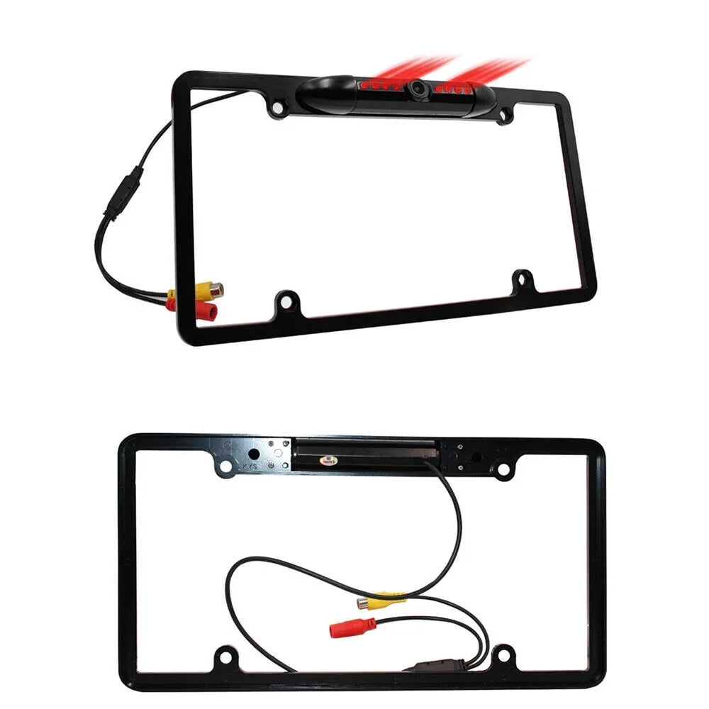 Camera Backup Vision Car Night - License View Plate Frame Rear