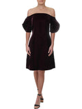 Party Vevlet Womens Stuart Off-The-Shoulder Dress JILL Jill