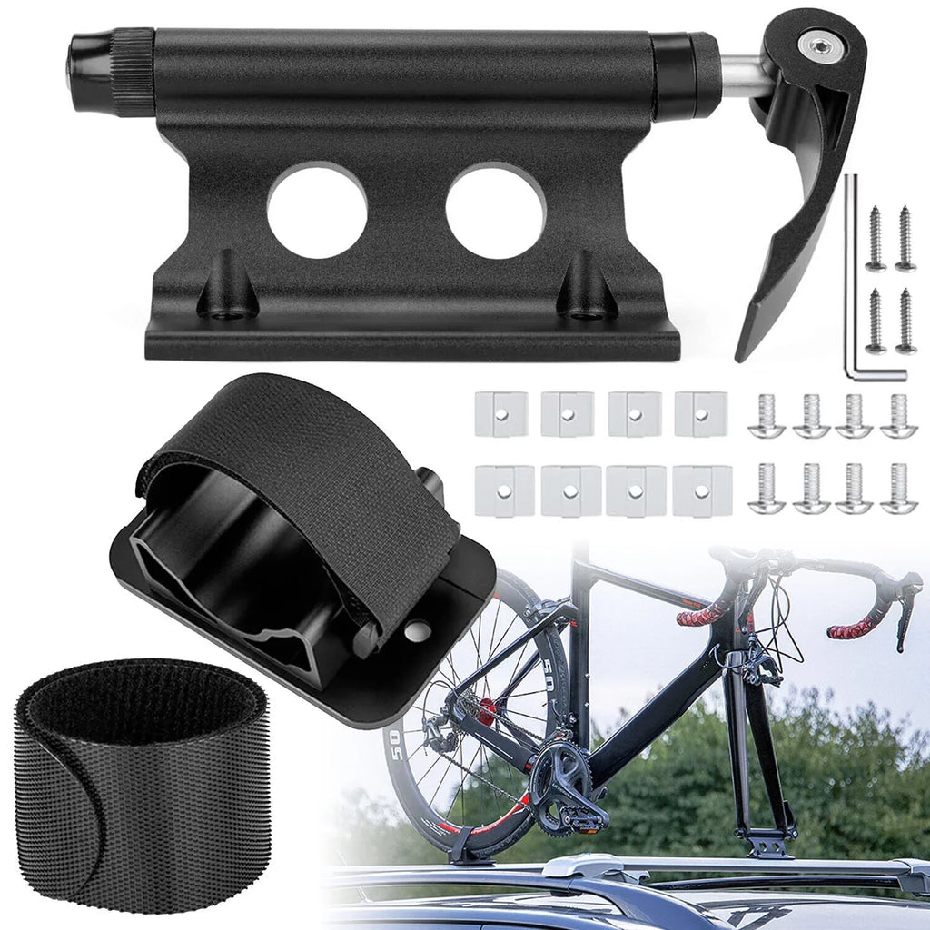 Rack Bed Holder QR Bike Mount Fork Heavy-Duty Block Pickup Truck Set Mount Fork