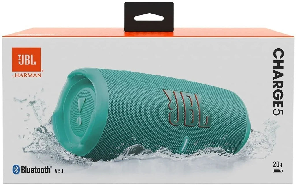 Open Teal Bluetooth 5 JBL Charge Box Speaker