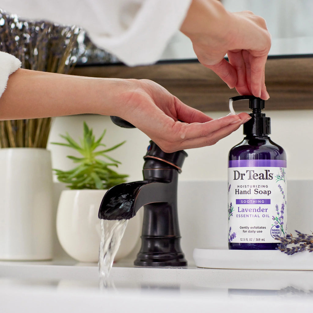 fl Lavender 12.5 with Teal's Oil, Dr oz. Soothing Moisturizing Essential Soap, Hand