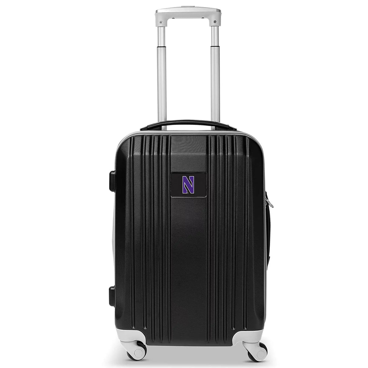 Black Spinner Wildcats Carry-On Two-Tone Northwestern 21'' MOJO Luggage