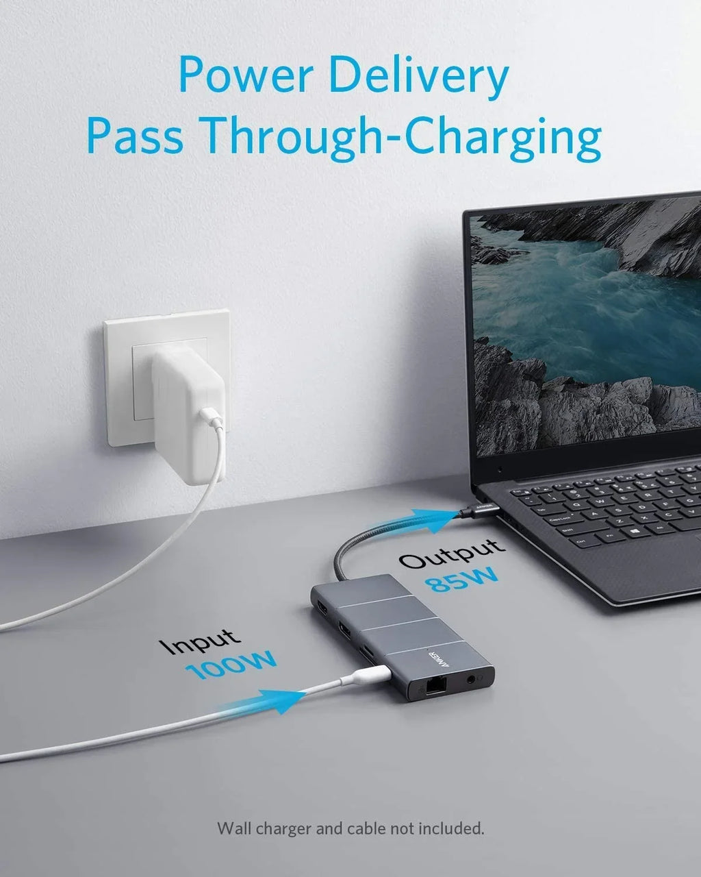 Power PowerExpand Card Anker 11-in-1 Reader Adapter Delivery,Ethernet Hub HDMI,100W Port,SD C 4K USB with