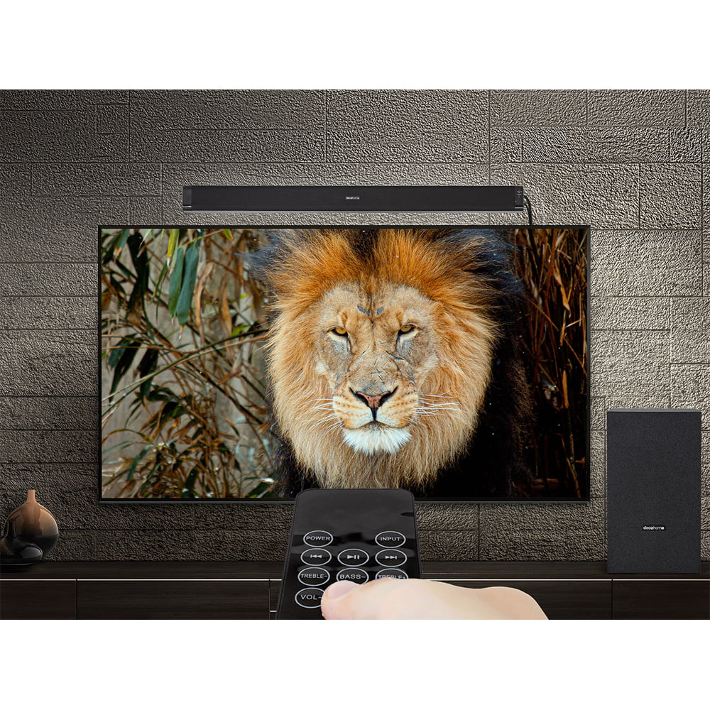 Mount, Wall UHD TV 2020 Gear Sony Cleaner 60W Smart Bundle Deco X800H XBR43X800H with TV (2020) with Surge Adapter, 43-inch LED and 6-Outlet Essentials 4K Subwoofer, Screen Soundbar