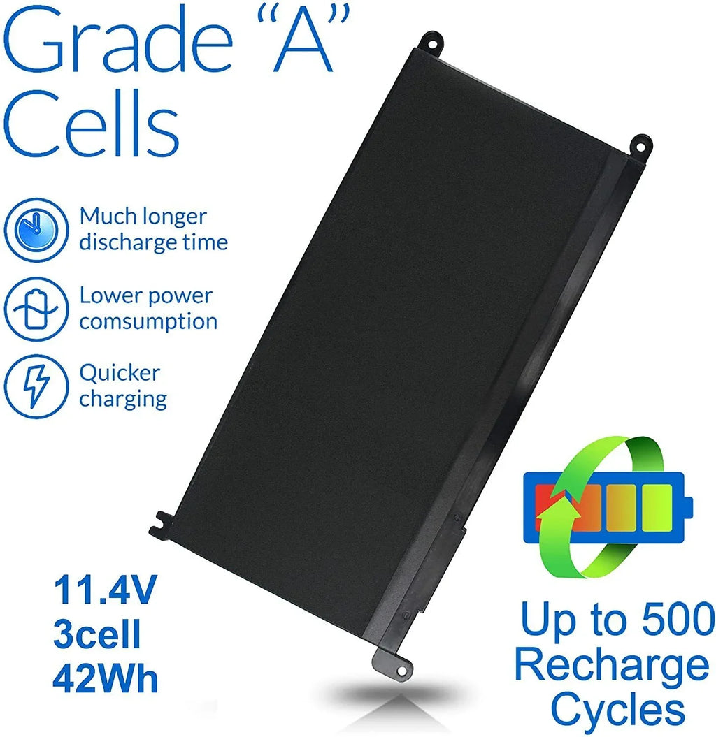 13 FC92N 5368 Inspiron 5568 WDX0R For 7569 7579 7368 10x 5567 Dell 15 Battery