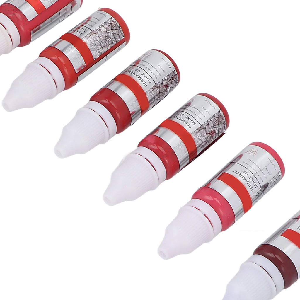 Pigment Tattoo Makeup Ink Lip 120ml Color Permanent Semi 8pcs Microblading