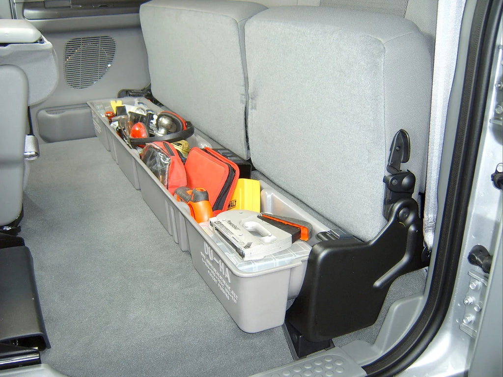 DU-HA Gray Ford 20093 Organizer Underseat Console Storage -