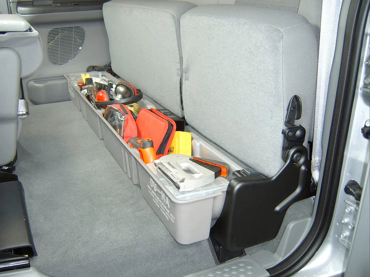 DU-HA Gray Ford 20093 Organizer Underseat Console Storage -