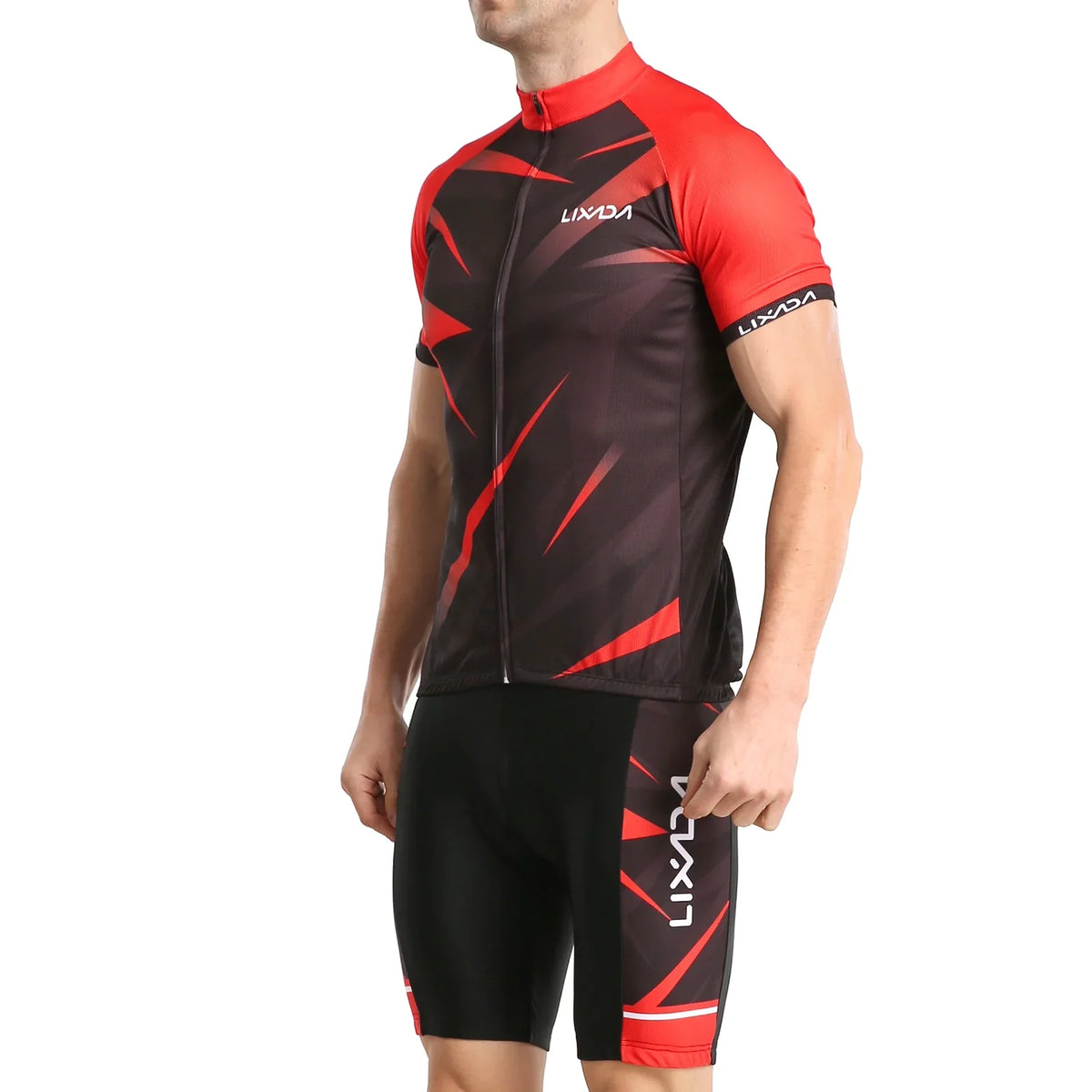 Sleeve Cushion Shirt Mtb Bike Sleeve Jersey,Breathable Shirt And Bike Set Bike Breathable Shirt Padded Suit Mtb And Men Sleeve Men's Shirt+3d Lixada Sleeve Padded Set Qahm Cycling Zdhf Padded And