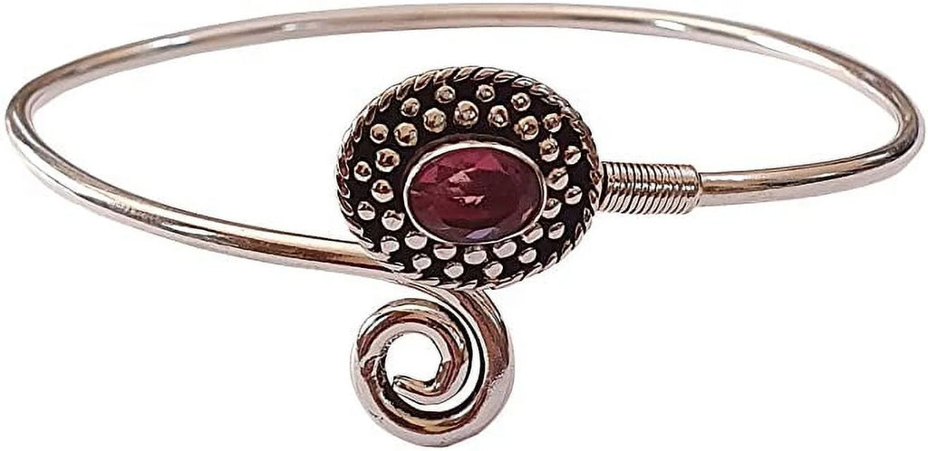 Party Silver Handmade Bracelet Bracelet, Gemstone Design Tourmaline Designer Pink Bohemian Boho Cuff Women, Jewelry Fashion Natural Plated Modern for Tribal