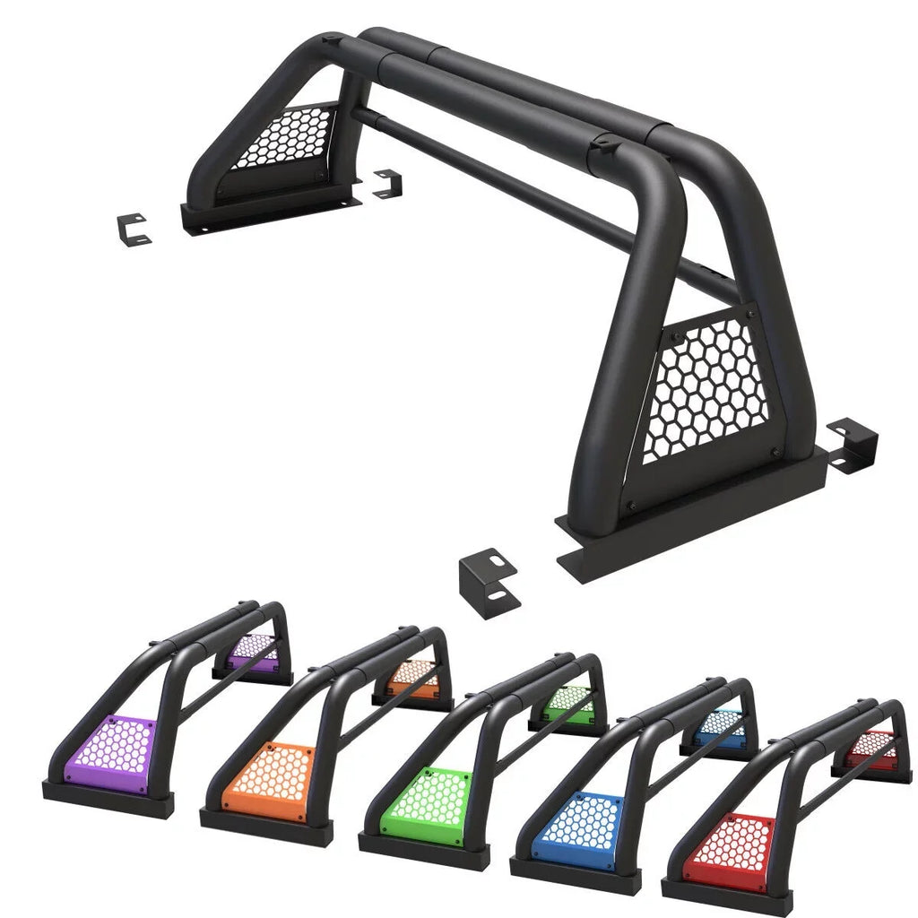 Bar For Sport silverado/GMC 2019-2023 sierra Rack Truck Bar 62.9-74.7" Bed Chase Fit 1999-2013 and Chevy Adjustable Roll
