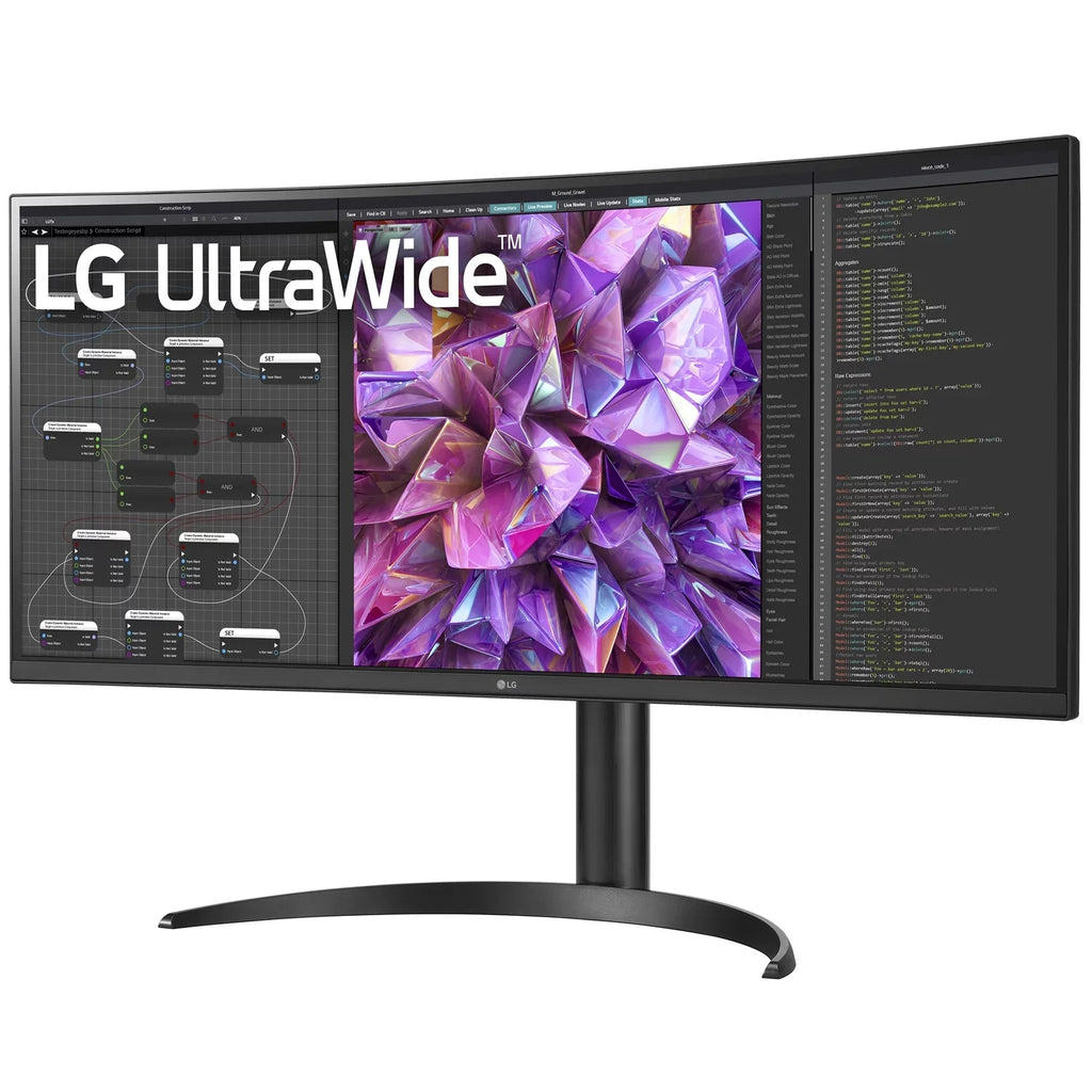 KVM IPS LG Curved 34WQ75C-B HDR UltraWide Monitor Built-in QHD 10 34"