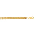 '- Chain Clasp Womens Fancy Rope Gold Yellow Bracelet 2.22gr. Braided with Lobster 10K