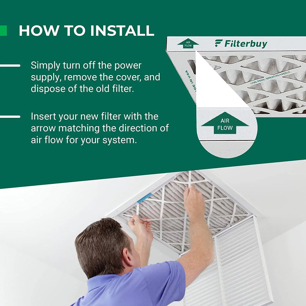 11 Filterbuy Pleated Furnace Filters HVAC 12x12x1 MERV AC Air (5-Pack)