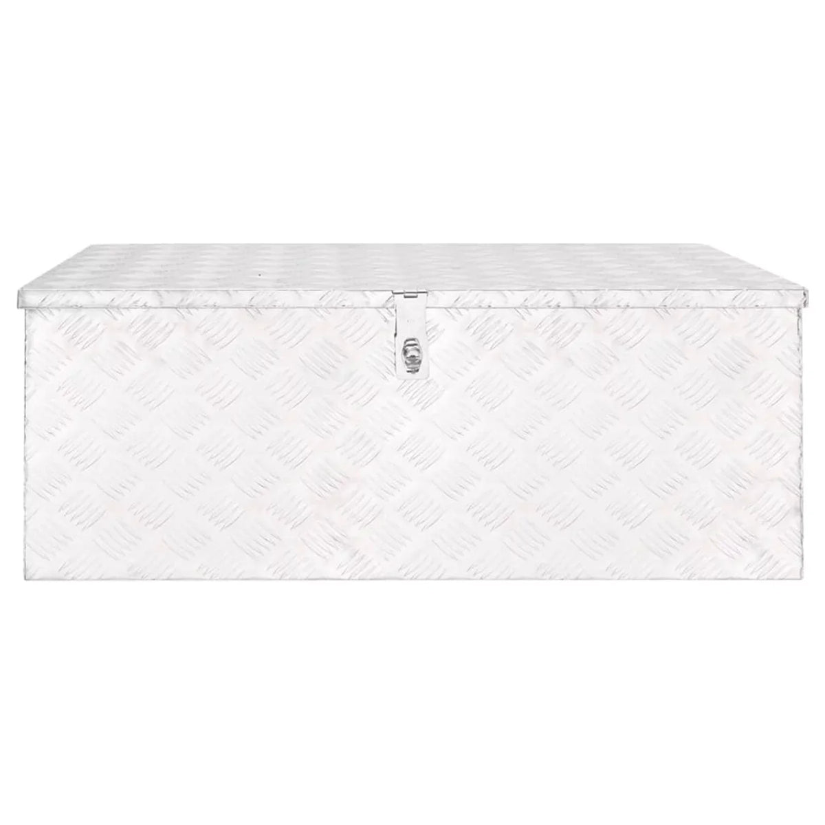 x x Box x x Garage, 39.4 Toolbox Silver Storage Vehicle, Case Trailer 21.7 W Aluminum Box H) Truck Camping for Trip Lockable Anself Inches Underbody Tool (L Organizer 14.6