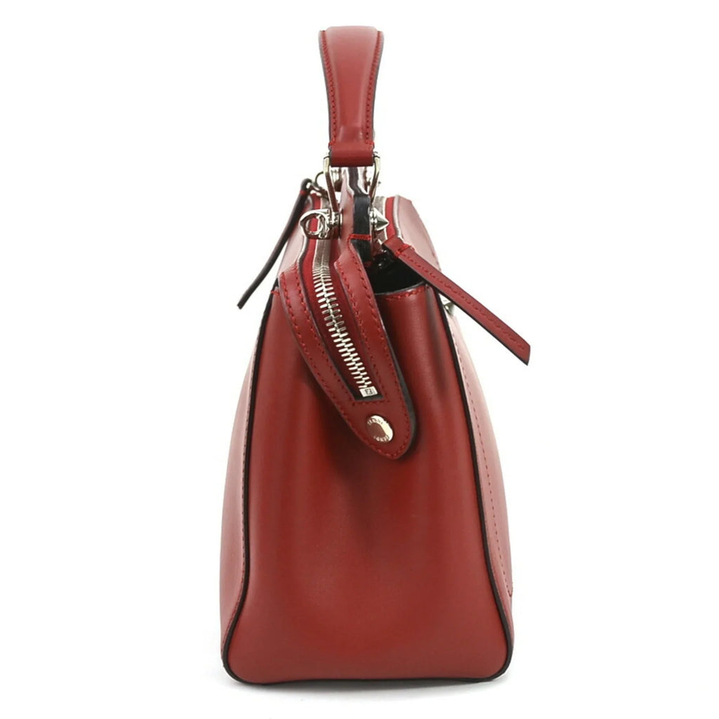 handbag e55932a leather Fendi Pre-Owned (Good) ladies FENDI bag silver red shoulder dot com