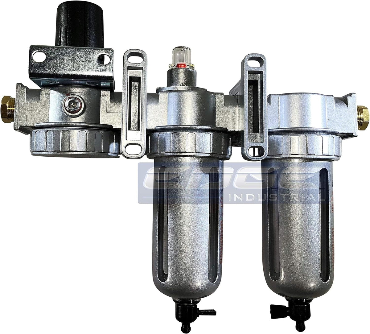 0.01 Modular Air Particulate Drying Filter, Semi Drain, Micron & (3/8" Coalescing Bowl NPT) Air System Regulator Three Filter - Combo Stage Pressure Automatic Air