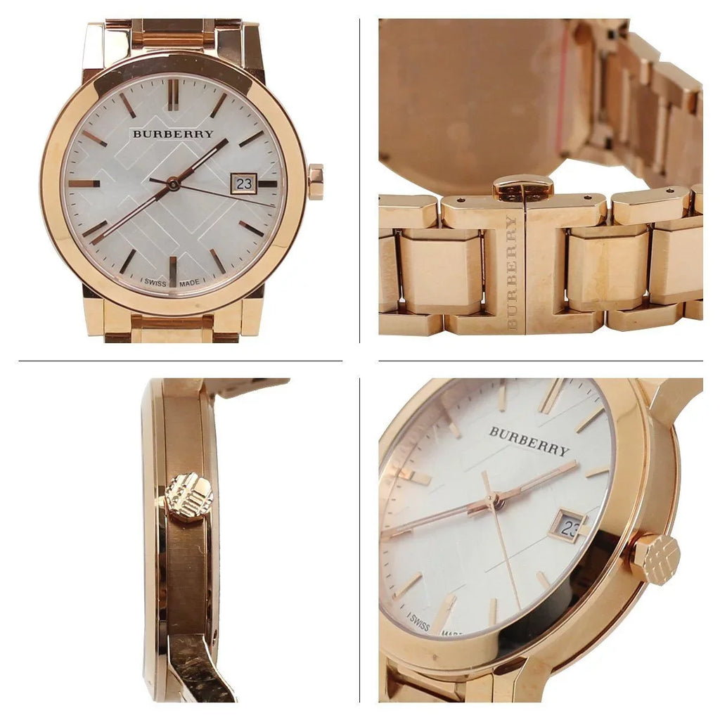 Classic Analog Unisex Burberry 38mm Watch Quartz Checked BU9004