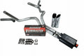 3" Super Flowmaster 40 Ford F150 Tip 15-18 Corner Dual Slash Kits Exhaust Exit
