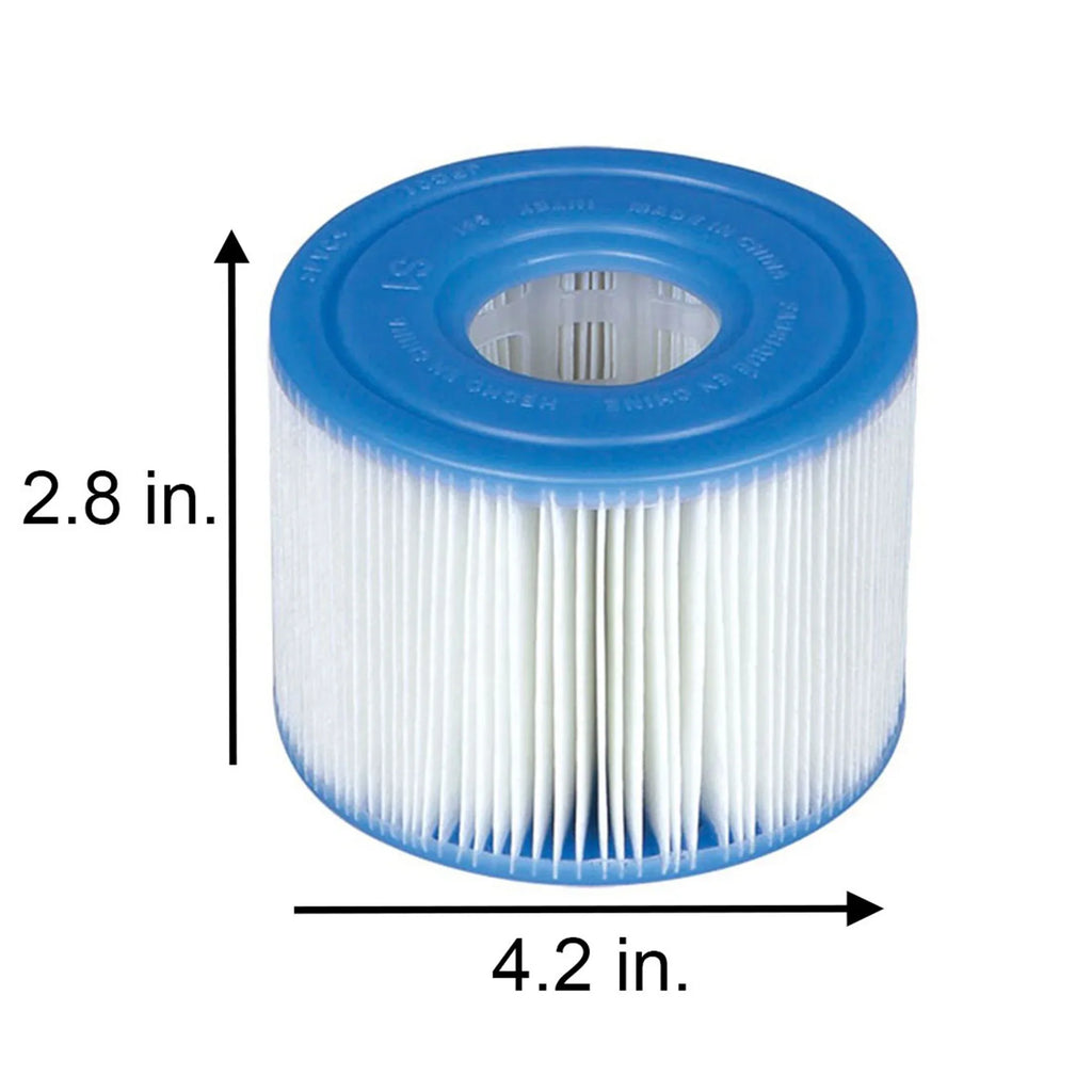 (8 PureSpa & Intex Spa Bubble Inflatable Filters Pack) Jet Plus Replacement