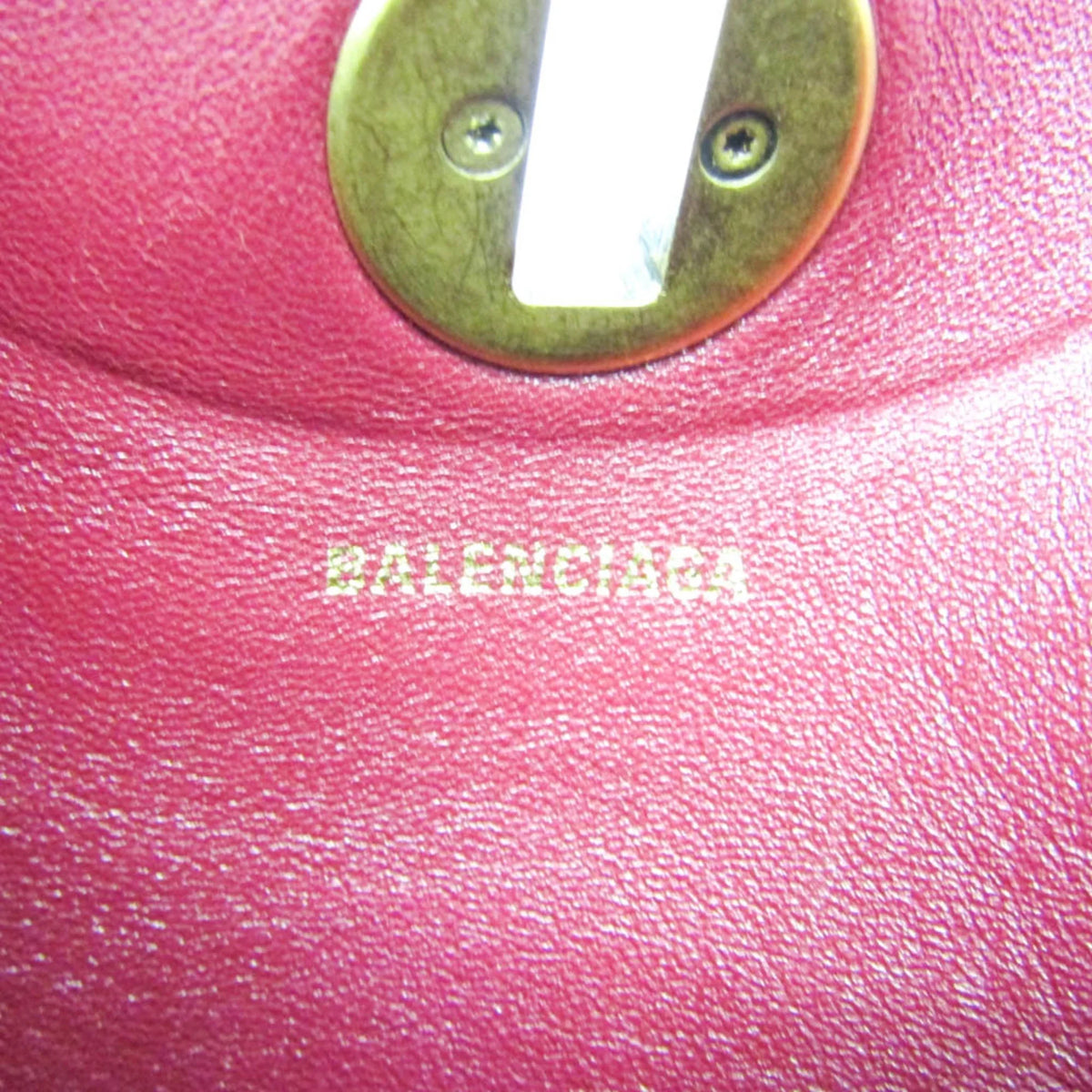 Women's Leather Balenciaga Bag Handbag,Shoulder (Good) 570093 Pre-Owned Black