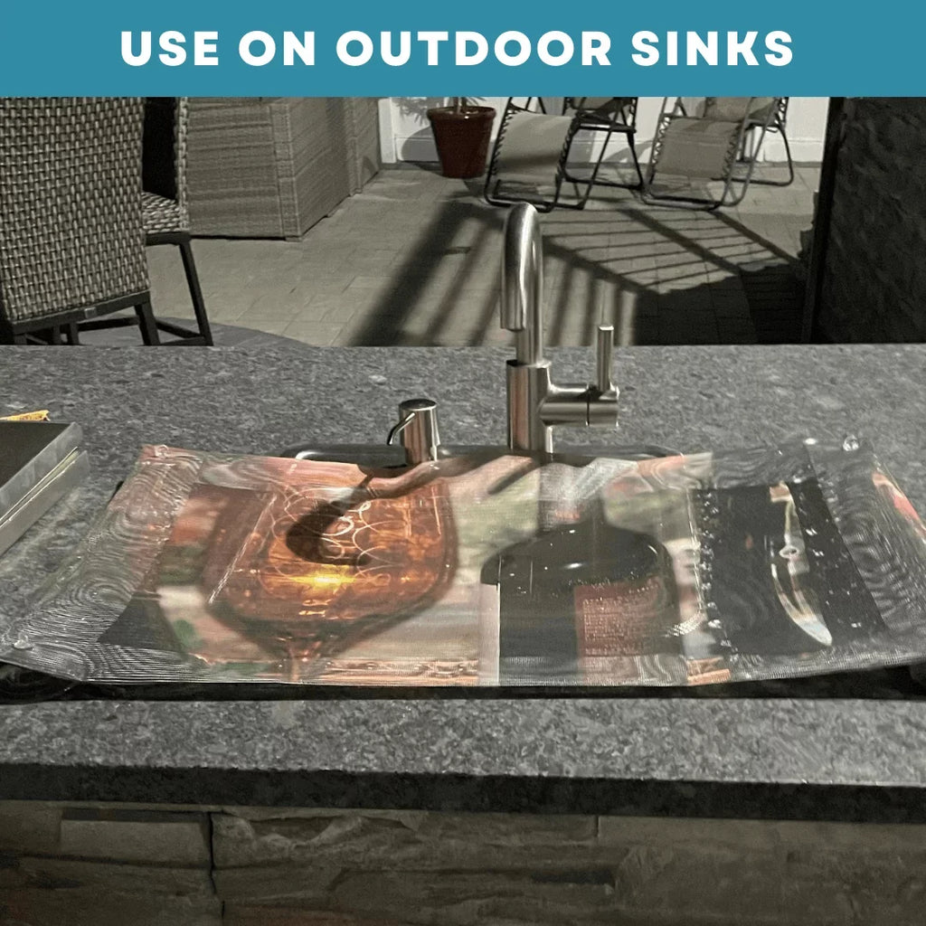 Sink Out Cover, and Sink x Stream Liquids Sunshine Pass Debris Cover, Through Decor Home of 20" Sight- Single Kitchen 2 sizes. SK1-SS Design: Hot/Cold 30" adjustable,
