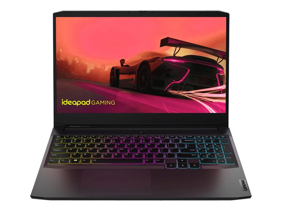 Windows 1TB Ryzen RAM, SSD, AMD 256GB Lenovo 82K20001US 5 8GB FHD Black, Laptop, Home, 5600H, & IdeaPad 15.6" 10 HD Gaming
