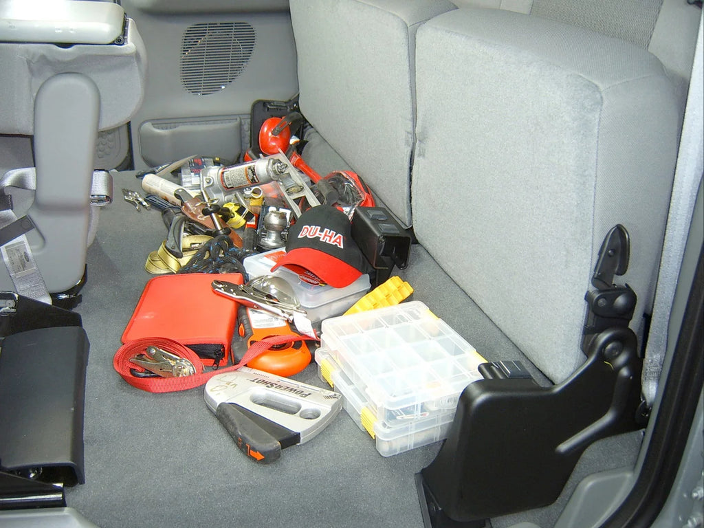 DU-HA Gray Ford 20093 Organizer Underseat Console Storage -