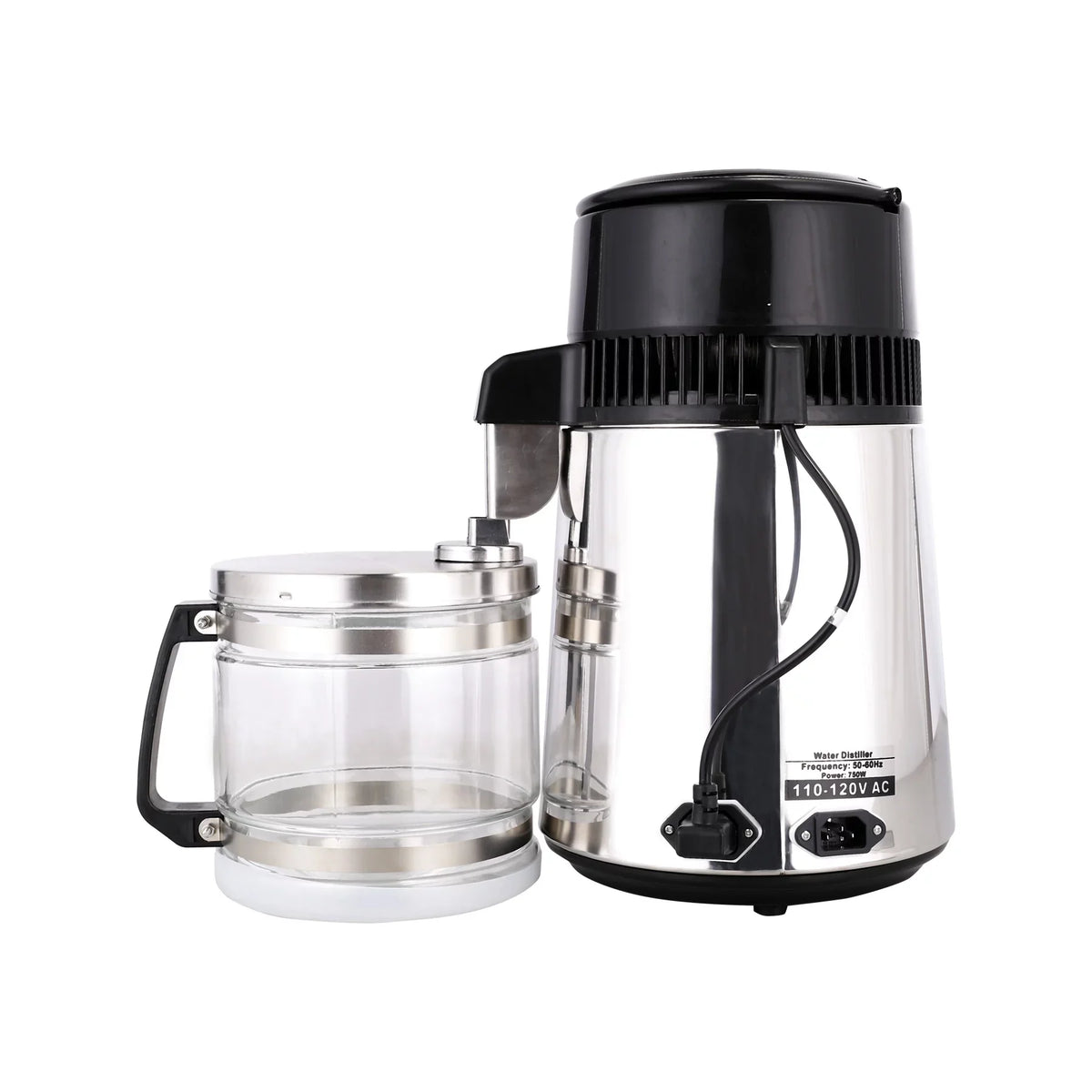 Glass Home Bottle 4L Machine Stainless Water Steel Purifier Distiller