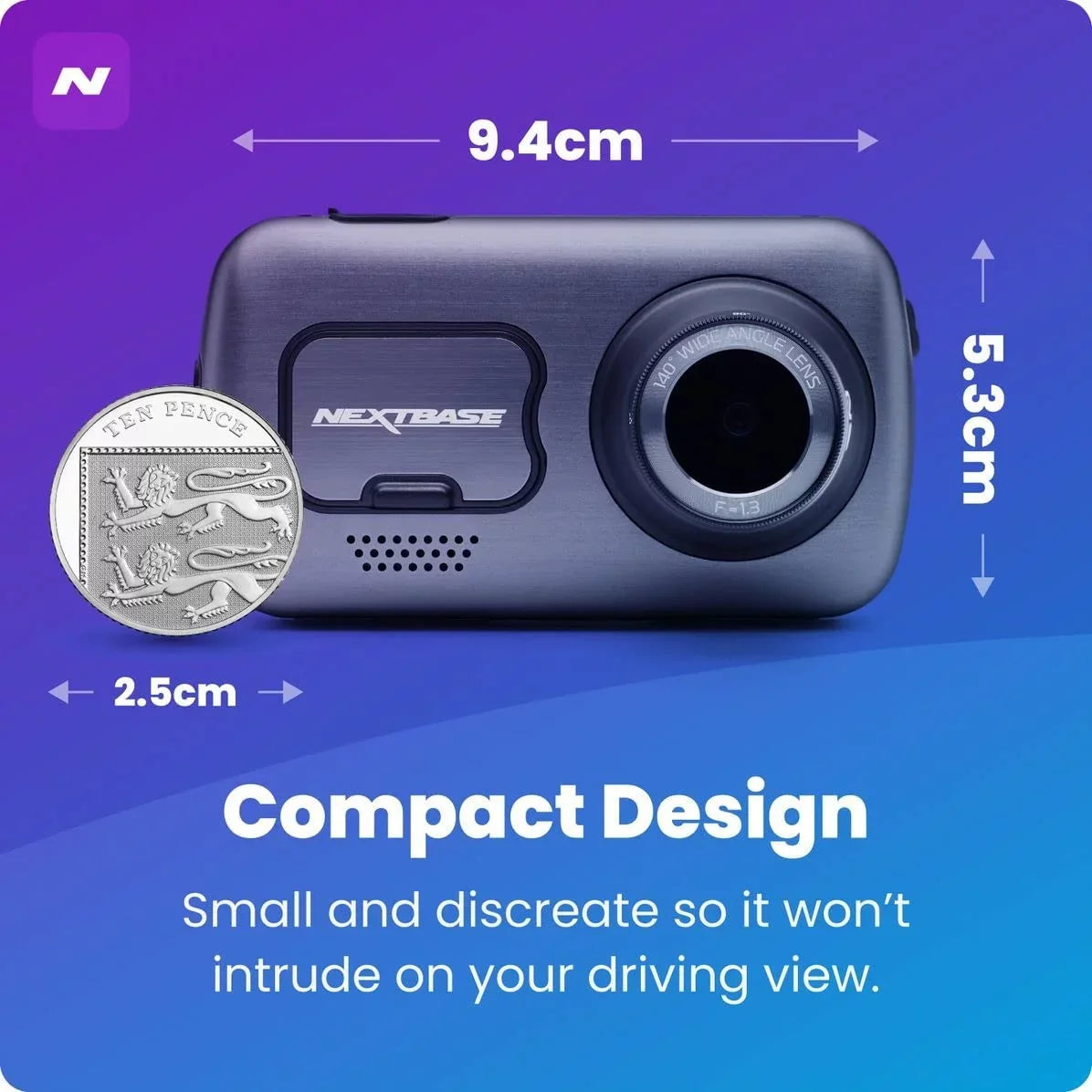 Cam UHD in Camera Car Dash Full 4K/30fps Nextbase 622GW Recording DVR