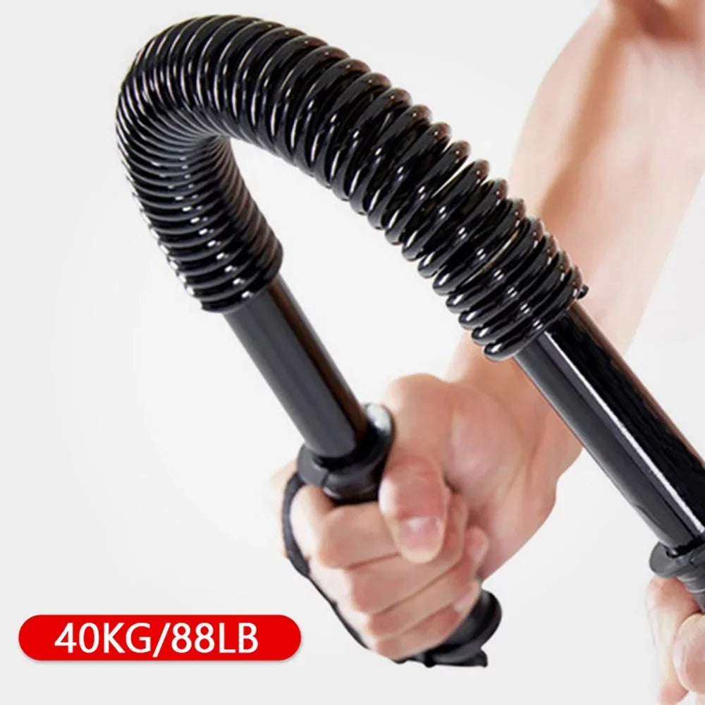 40KG Strength Bar Spring Duty Chest Twister Arms Power Heavy Body Upper Training