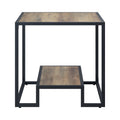 Black Rustic ACME & Table End in LV00886 Finish Idella Oak